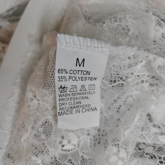 Lace Lingerie Teddy Snap Crotch V Neck Cut Out Underwire One Piece - Picture 6 of 6